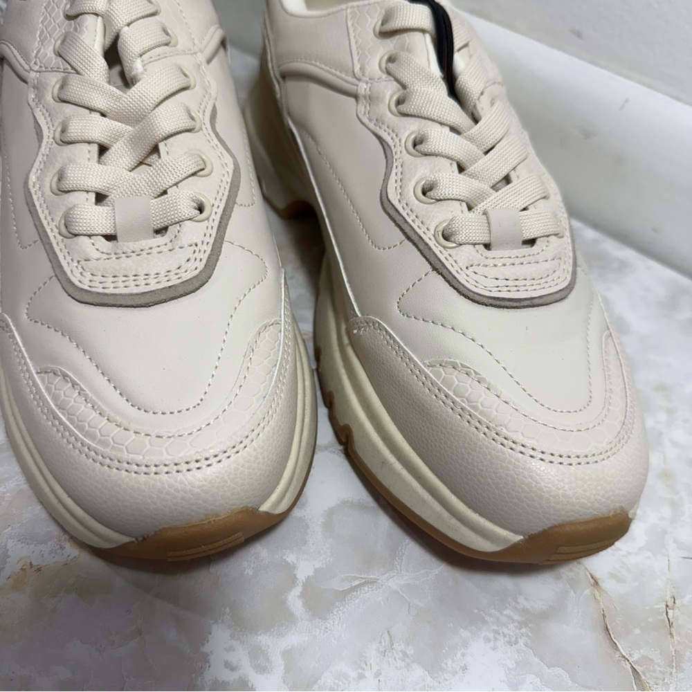 NWT Zara Women Single Running Shoes Size 8 Zara 39 Minimalist Chunky Dad Casual - Picture 3 of 13